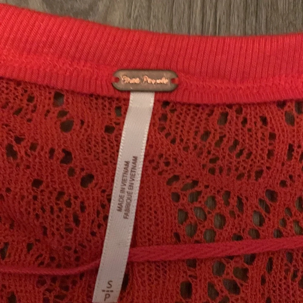 Free people not cold in this‎ top. In red. NWOT. Retsil 68
